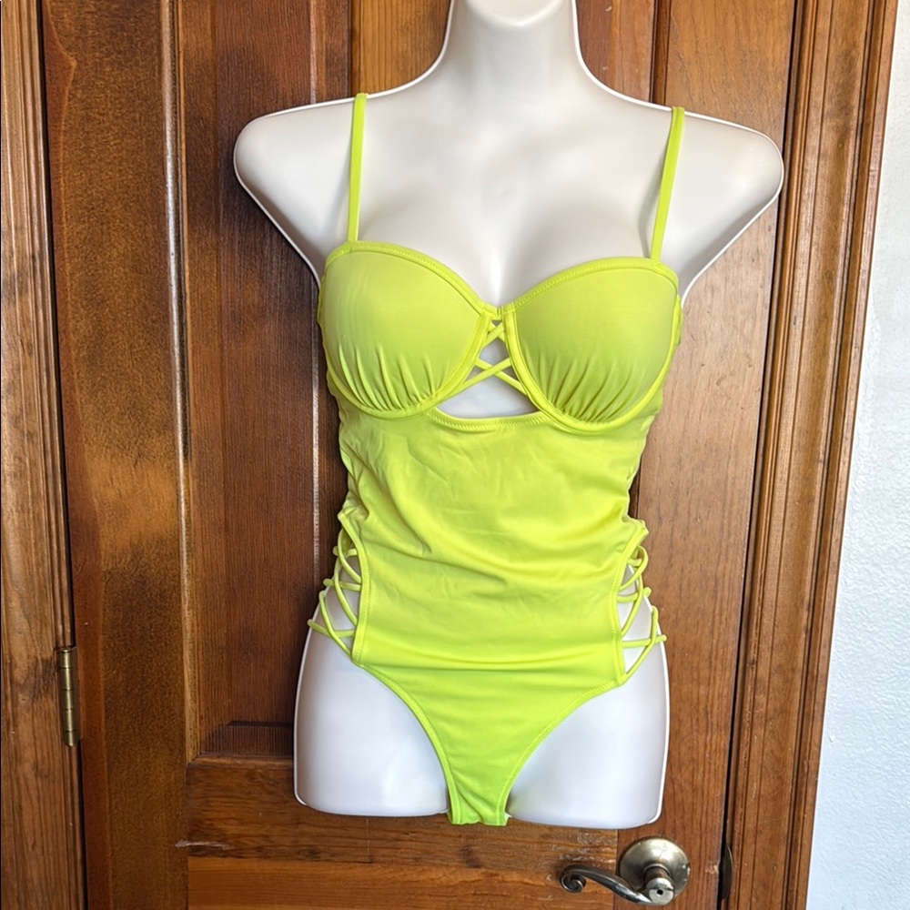 Lime Green Women's Intimate Bodysuit